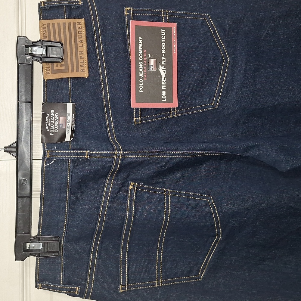 Ralph Lauren Polo Jeans Co. dark denim 5-pocket boot cut jeans - 12 - Picture 4 of 10